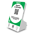 Дисплей QR-кодов MERTECH QR-PAY зеленый для магазинов, кафе, аптек на sbis.ru